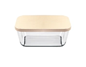 glass container with lid